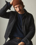 Men's Chunky Cotton Sweater - Dark Navy